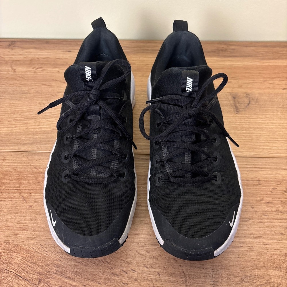 NIKE Free Metcon 6 Shoes Black/White Women Size 8 Running Athletic Gym Comfort - Picture 4 of 14
